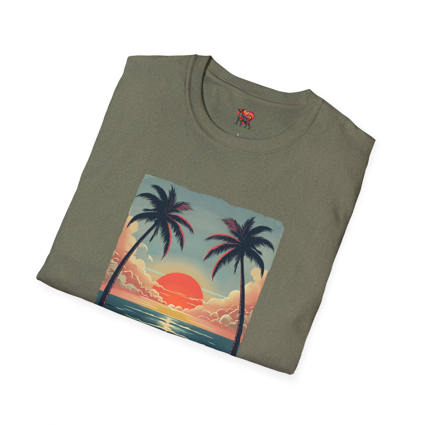 Vintage Gulf of Mexico Unisex Softstyle T-Shirt - Retro Beach Vibe