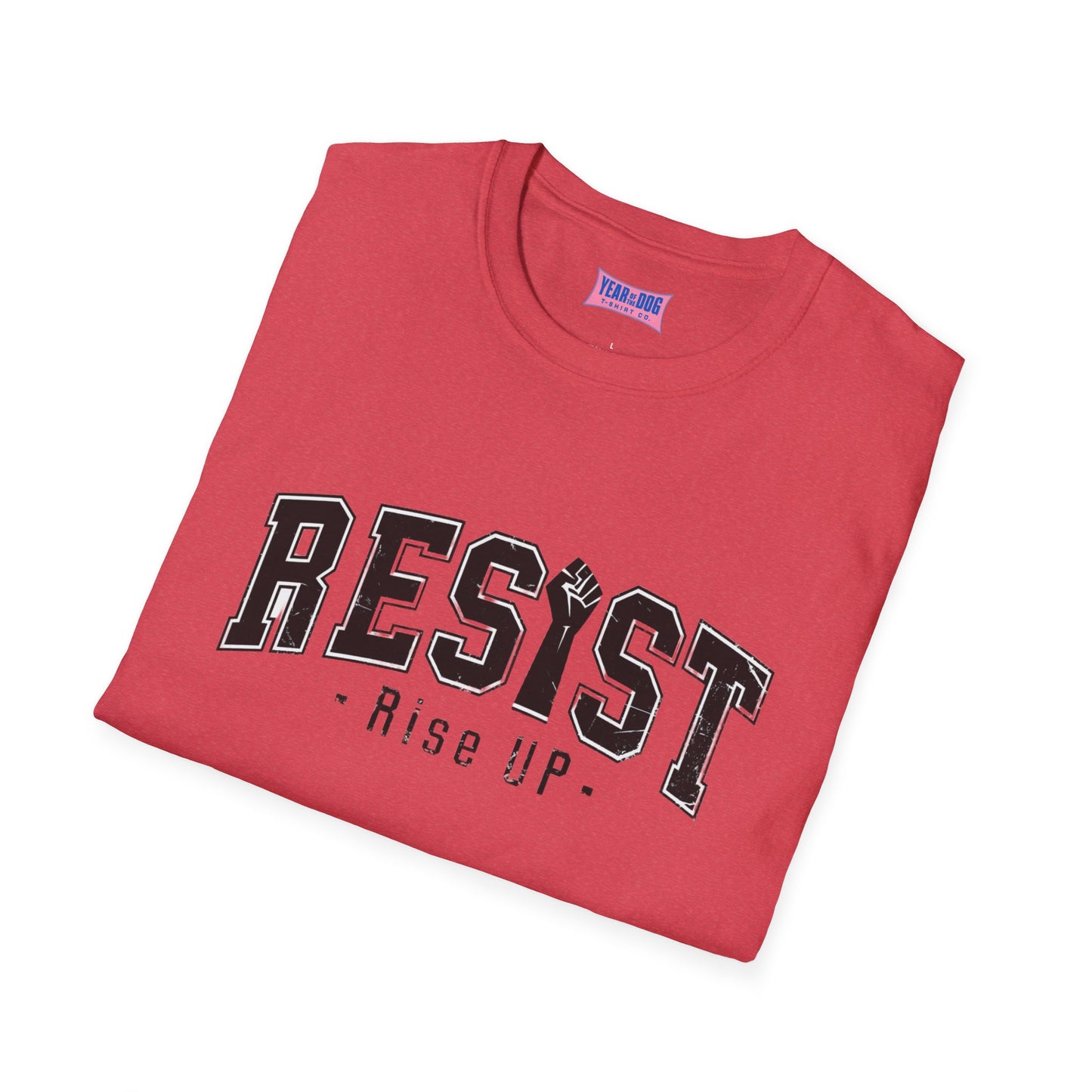 Unisex Softstyle T-Shirt - 'RESIST!' Statement Tee for Activists