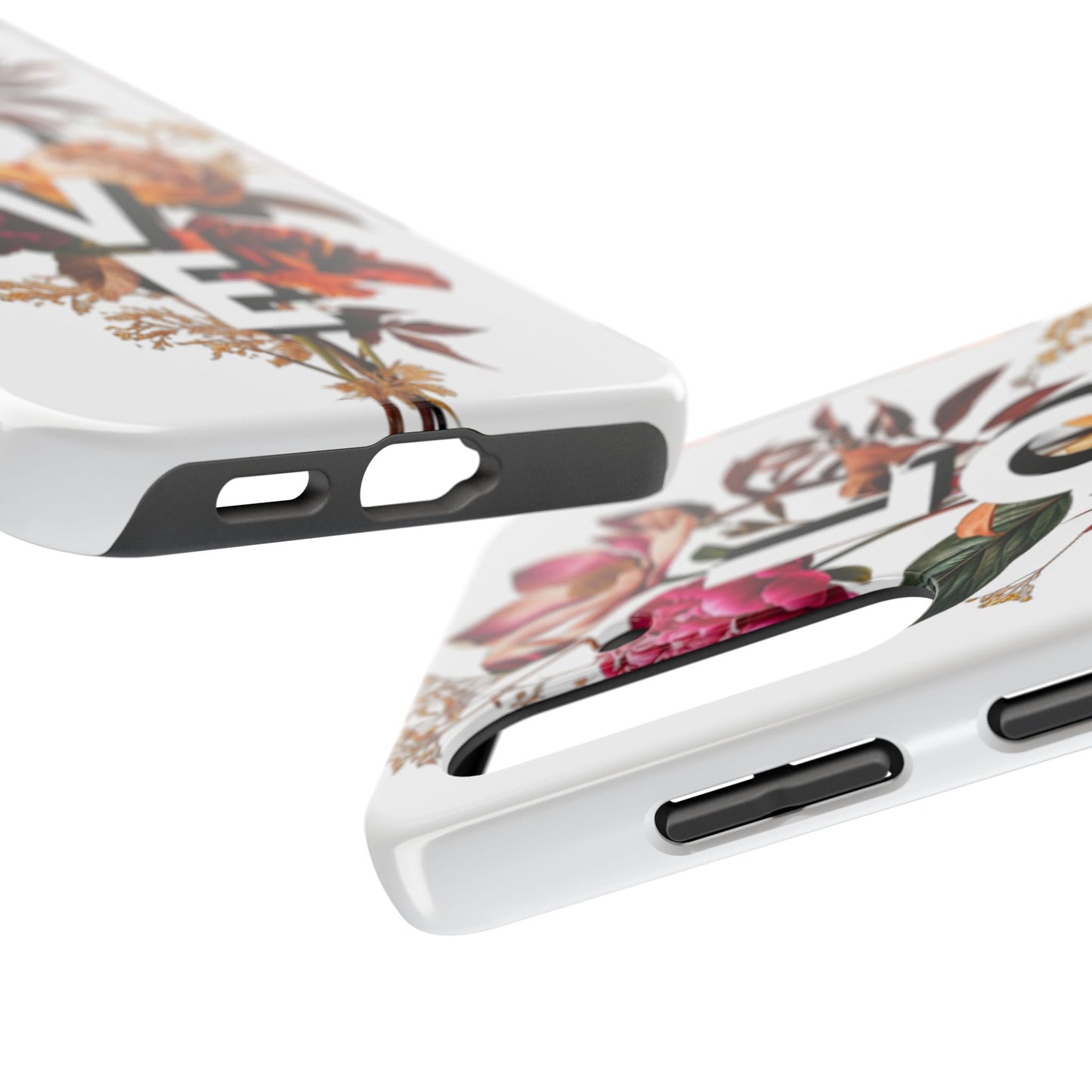 Floral Love Tough Phone Case | Elegant & Durable Protection