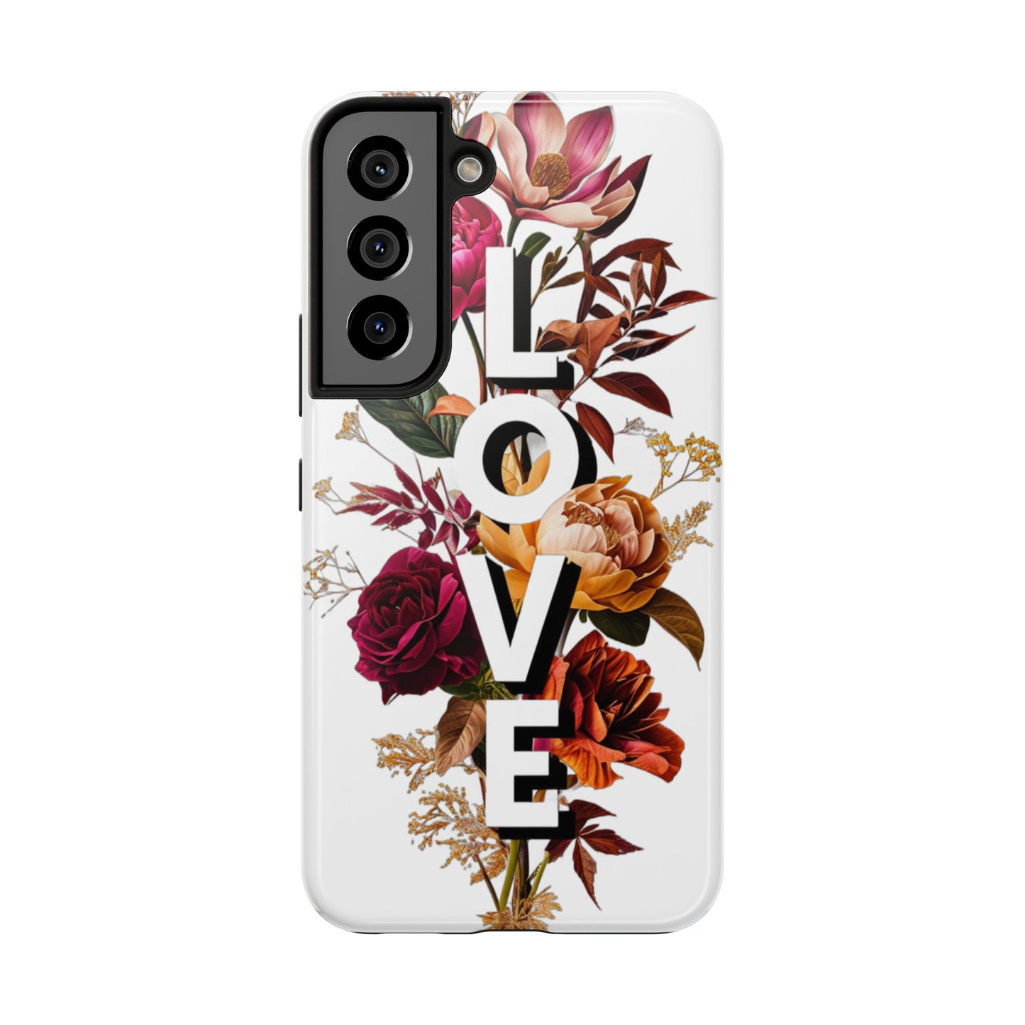 Floral Love Tough Phone Case | Elegant & Durable Protection
