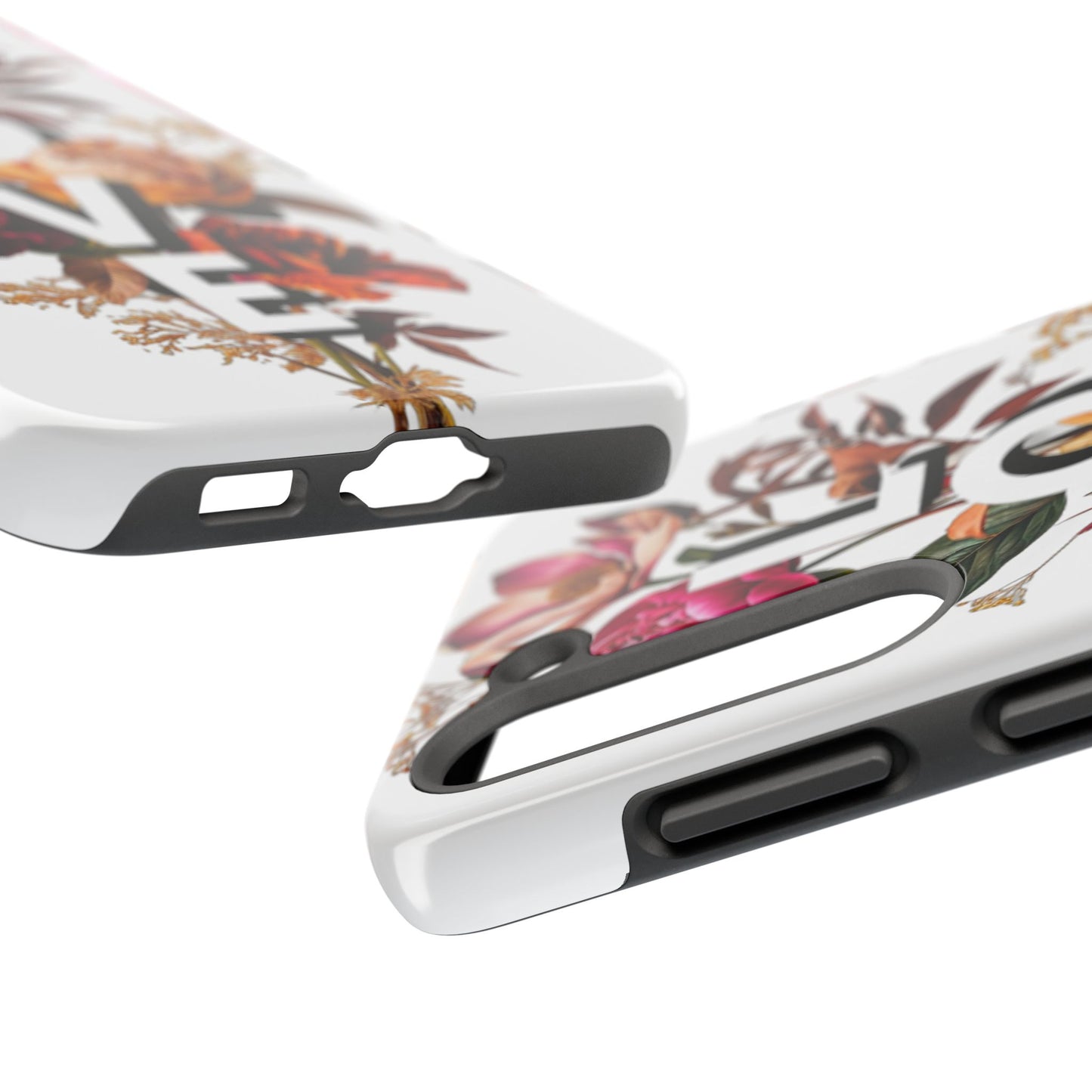 Floral Love Tough Phone Case | Elegant & Durable Protection