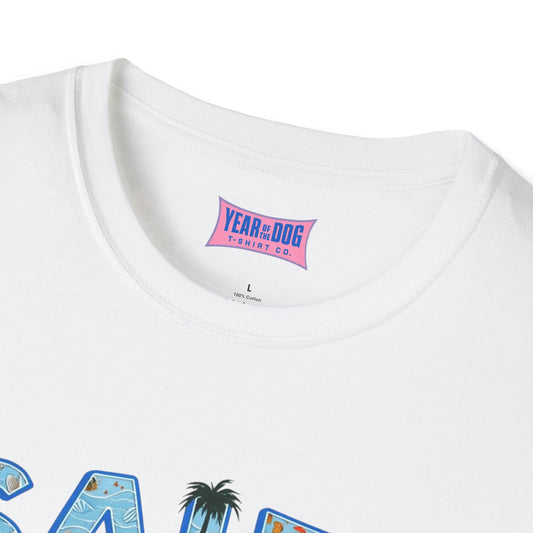 Salty Vibes Unisex Softstyle T-Shirt – Casual Beachwear