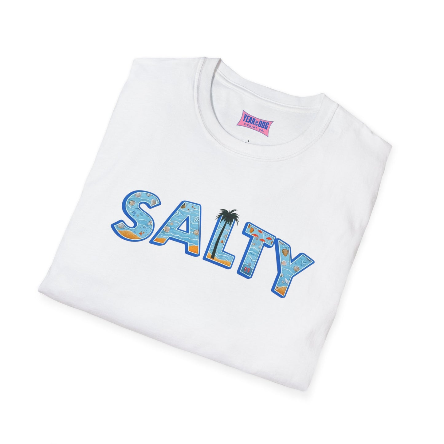 Salty Vibes Unisex Softstyle T-Shirt – Casual Beachwear
