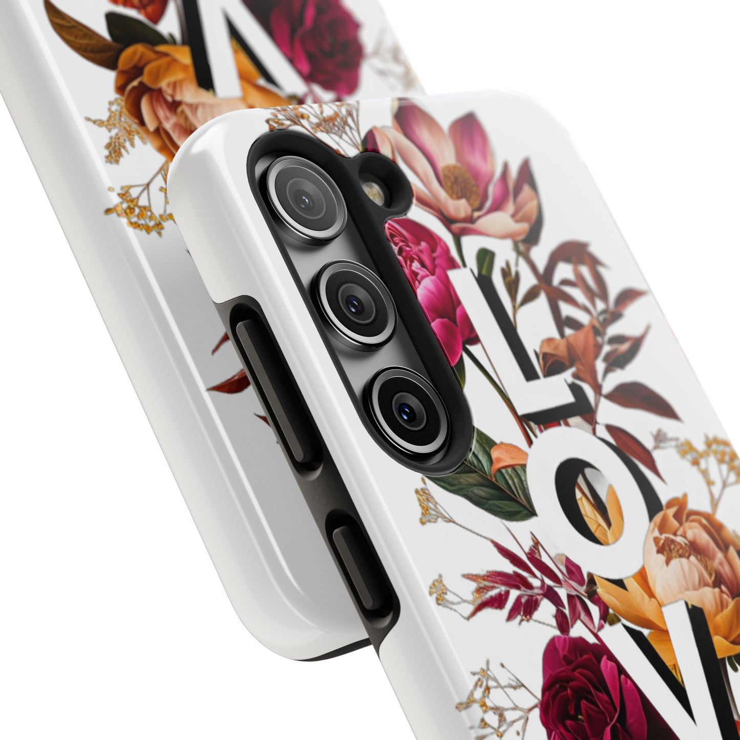 Floral Love Tough Phone Case | Elegant & Durable Protection