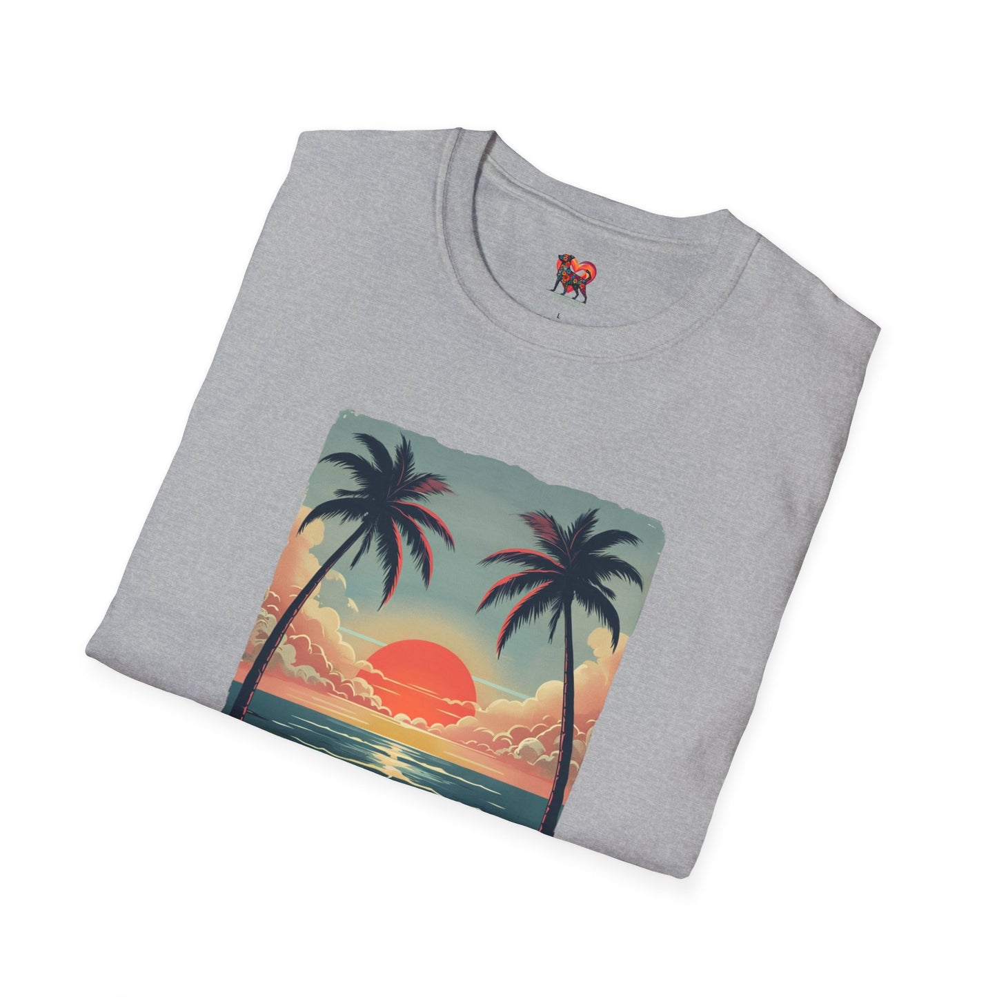 Vintage Gulf of Mexico Unisex Softstyle T-Shirt - Retro Beach Vibe