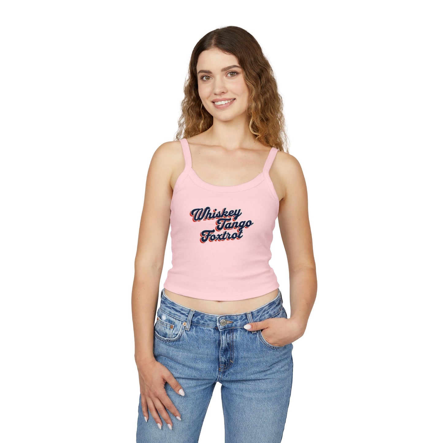 Tank Top - Whiskey Tango Foxtrot Spaghetti Strap for Women