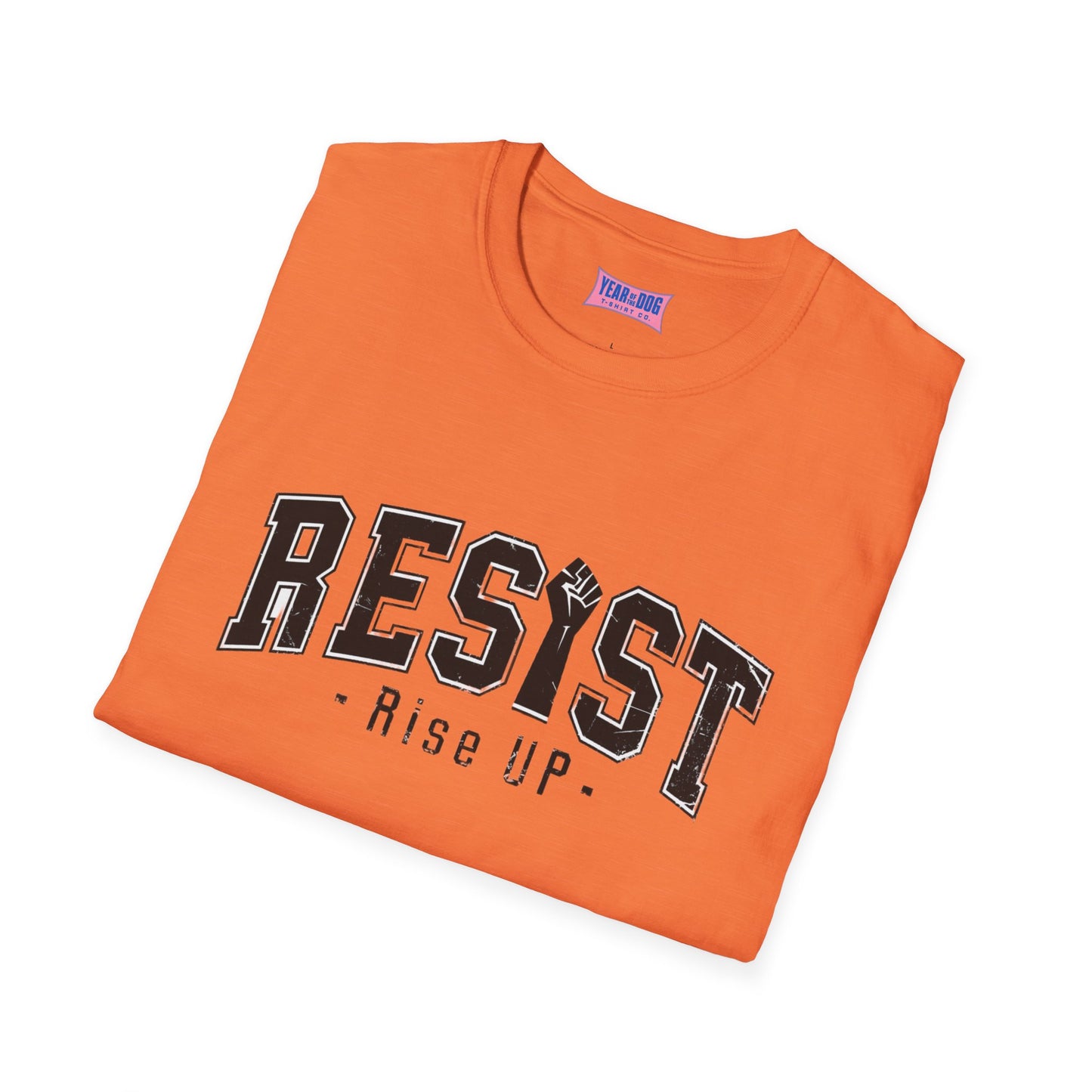 Unisex Softstyle T-Shirt - 'RESIST!' Statement Tee for Activists