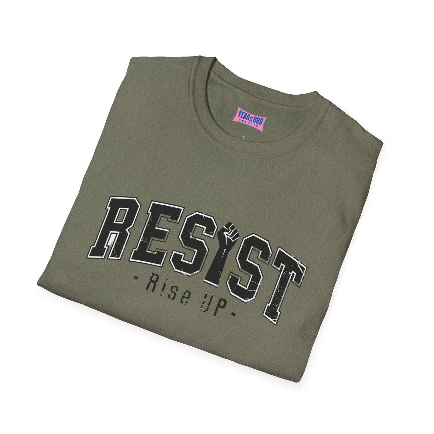 Unisex Softstyle T-Shirt - 'RESIST!' Statement Tee for Activists