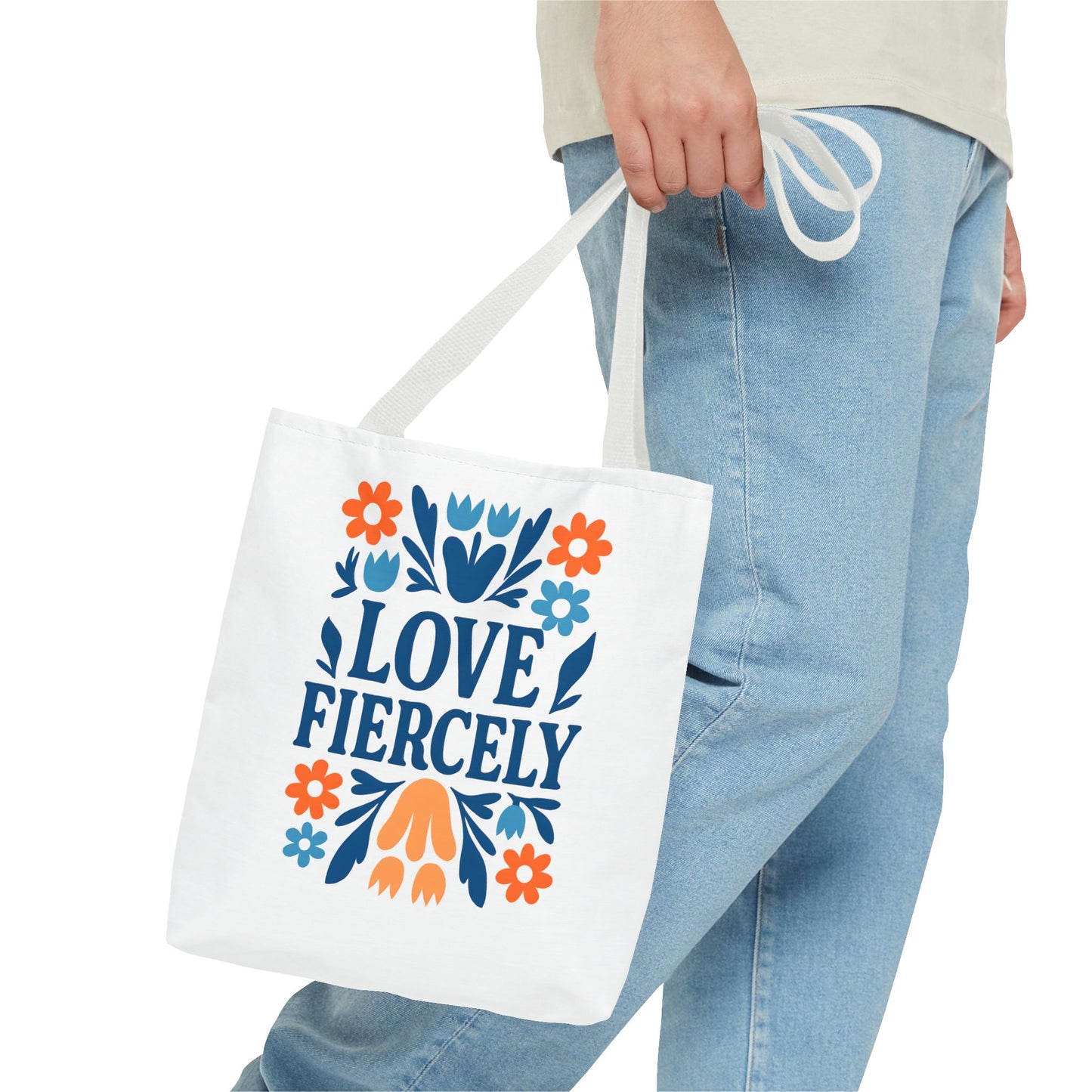 Love Fiercely Tote Bag