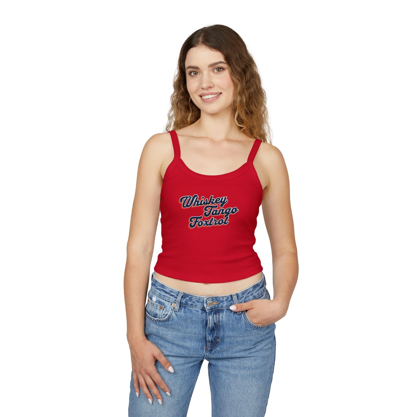 Tank Top - Whiskey Tango Foxtrot Spaghetti Strap for Women