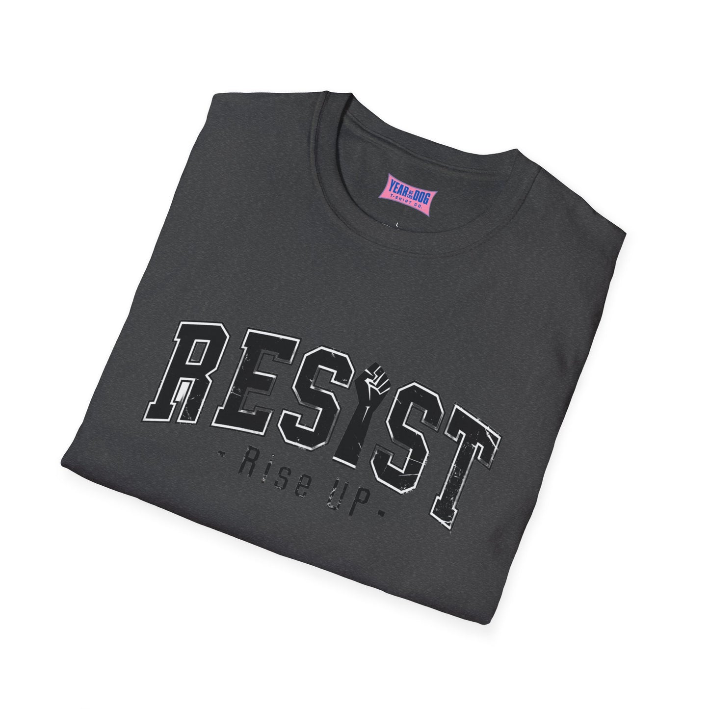 Unisex Softstyle T-Shirt - 'RESIST!' Statement Tee for Activists