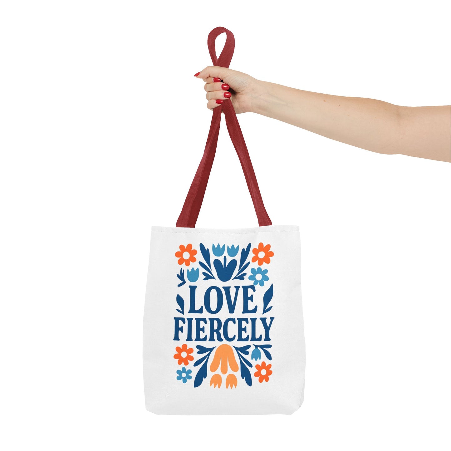 Love Fiercely Tote Bag