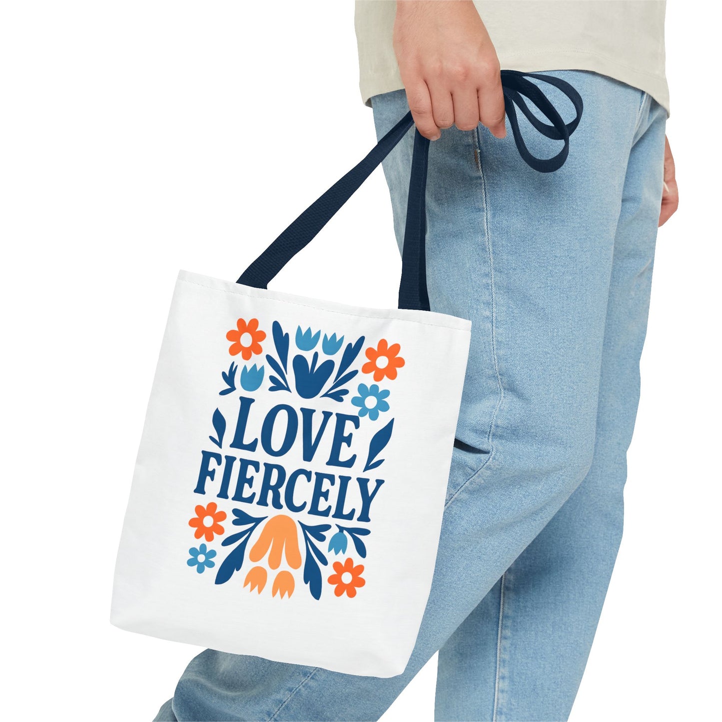 Love Fiercely Tote Bag