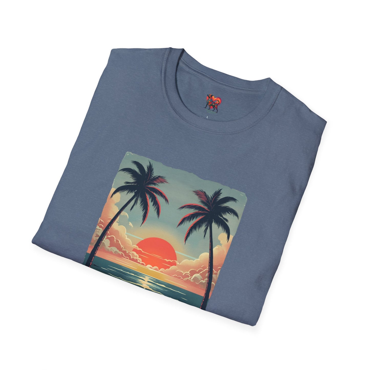Vintage Gulf of Mexico Unisex Softstyle T-Shirt - Retro Beach Vibe