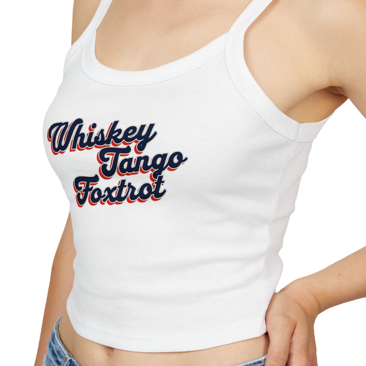 Tank Top - Whiskey Tango Foxtrot Spaghetti Strap for Women