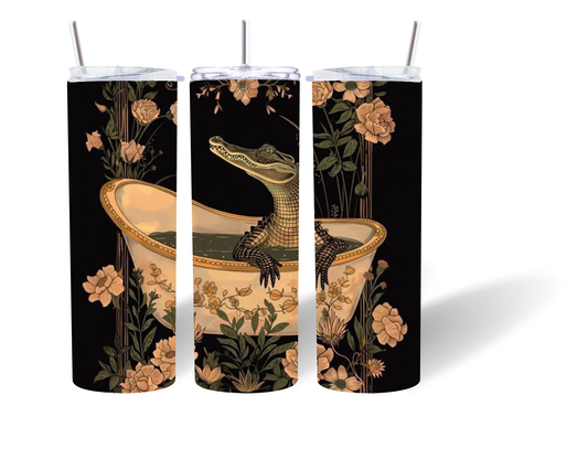 Gator Bath Tumbler Wrap