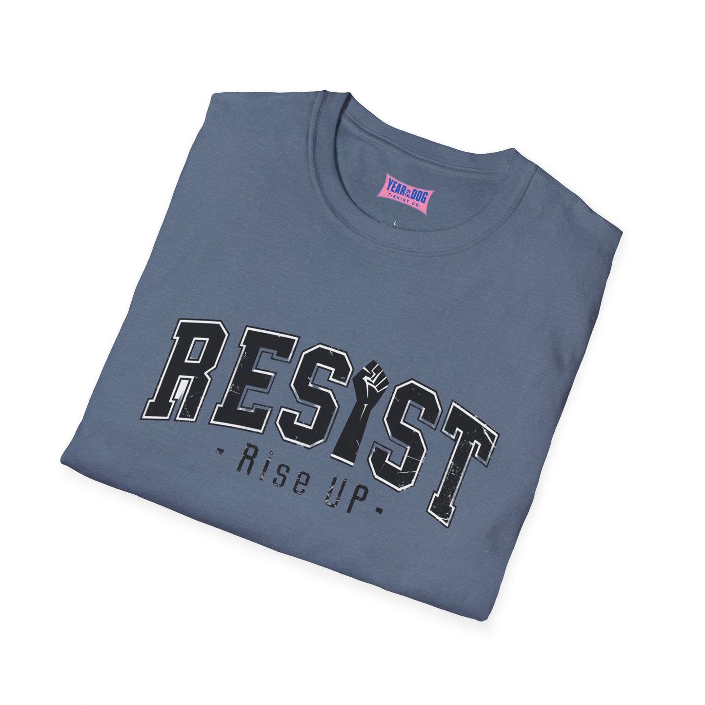 Unisex Softstyle T-Shirt - 'RESIST!' Statement Tee for Activists