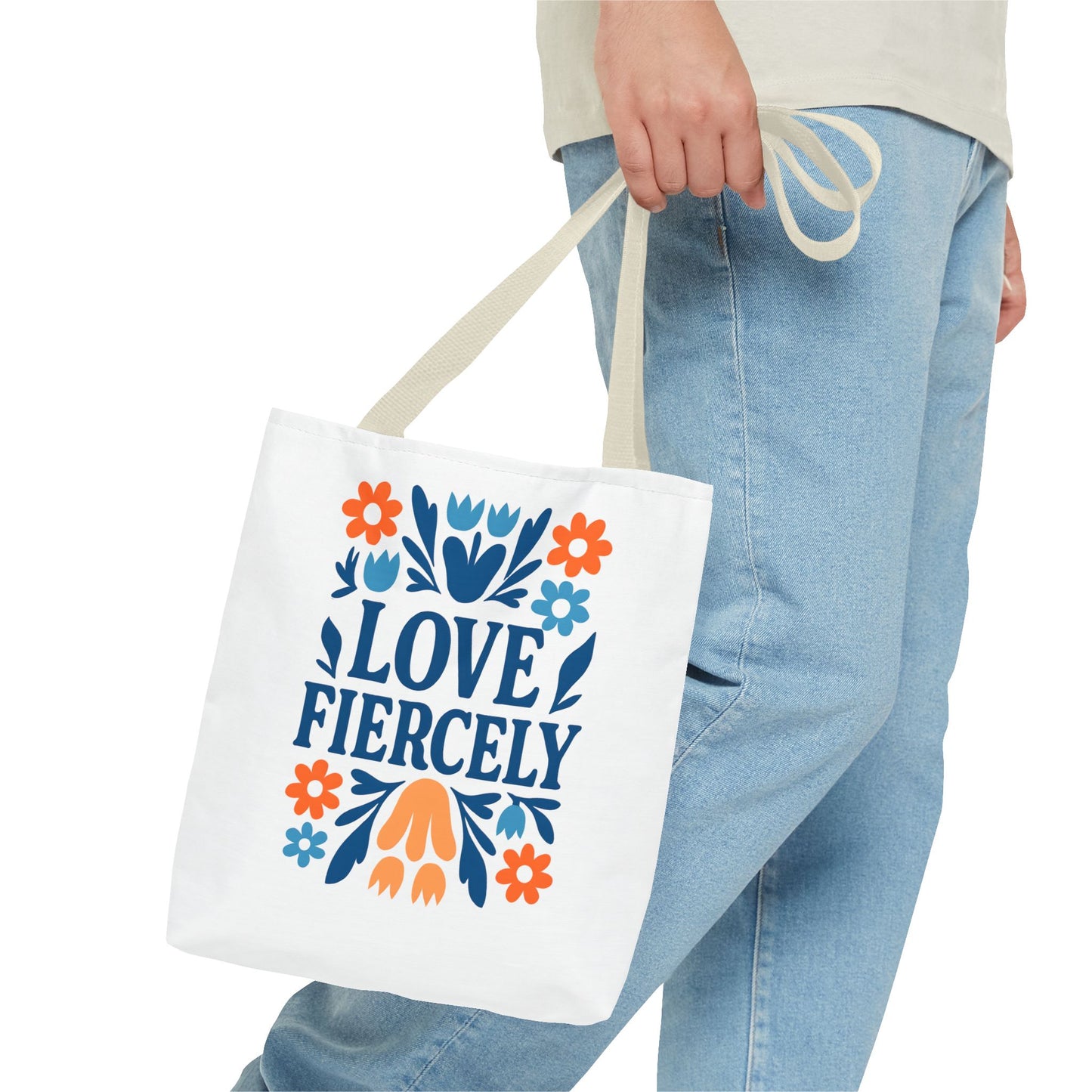 Love Fiercely Tote Bag