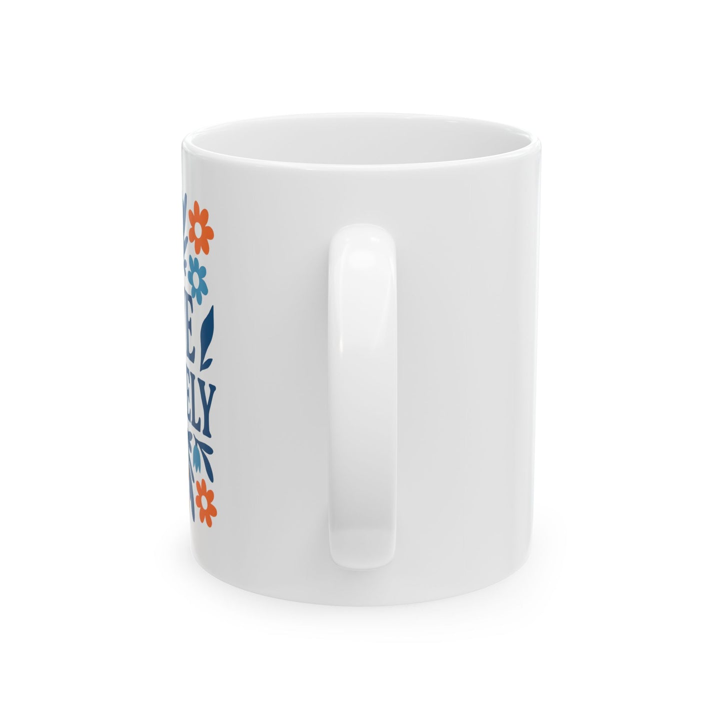 Love Fiercely Ceramic Mug - Inspirational 11oz & 15oz Coffee Cup for Gift Giving