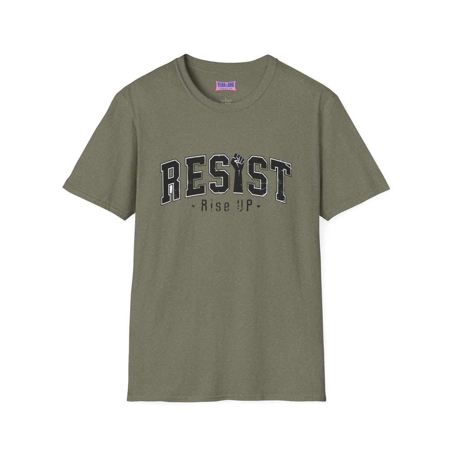 Unisex Softstyle T-Shirt - 'RESIST!' Statement Tee for Activists