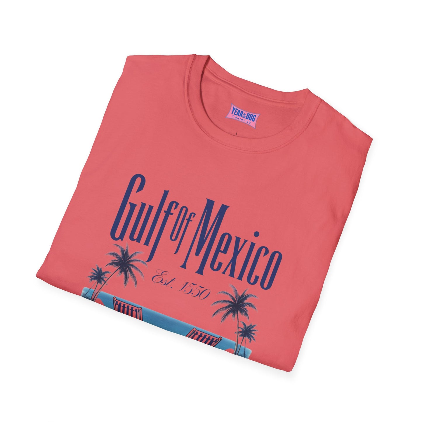 Gulf of Mexico Vintage T-Shirt - Relaxation Vibes for Beach Lovers