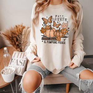Fall Breeze and Pumpkins Tshirt