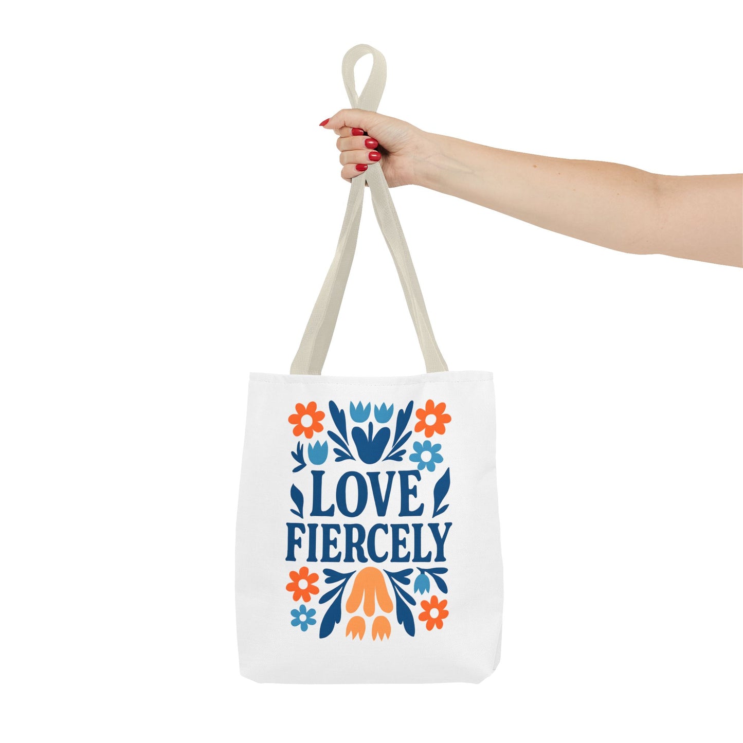 Love Fiercely Tote Bag