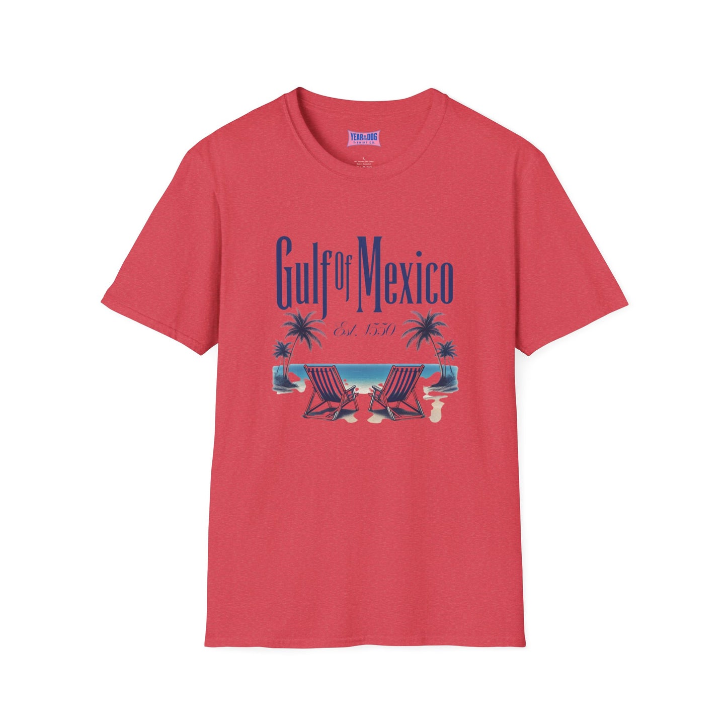 Gulf of Mexico Vintage T-Shirt - Relaxation Vibes for Beach Lovers