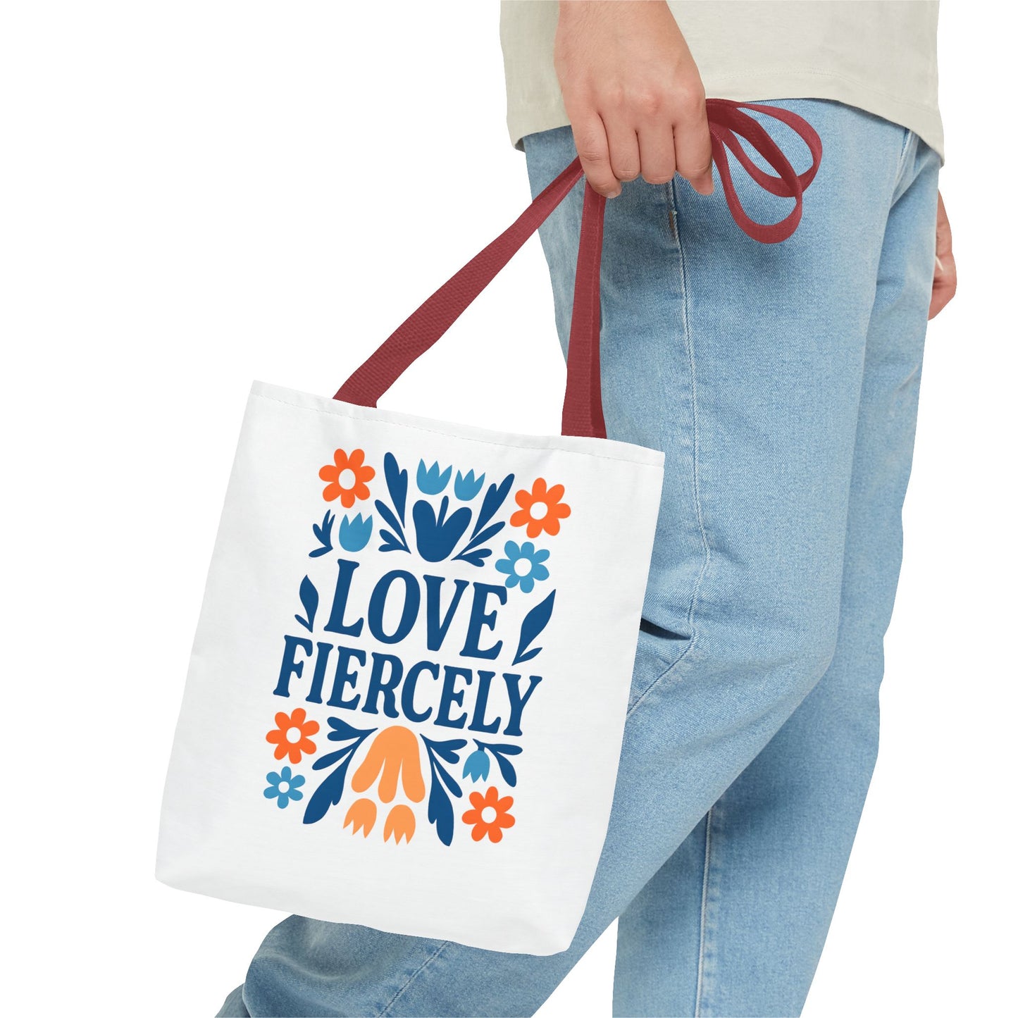 Love Fiercely Tote Bag