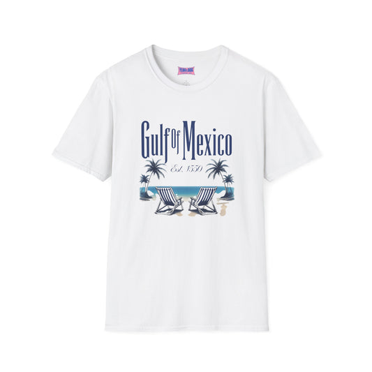 Gulf of Mexico Vintage T-Shirt - Relaxation Vibes for Beach Lovers