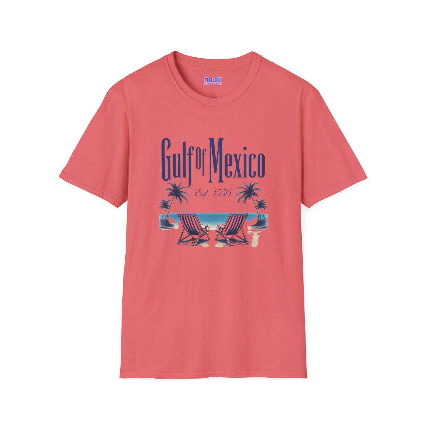 Gulf of Mexico Vintage T-Shirt - Relaxation Vibes for Beach Lovers