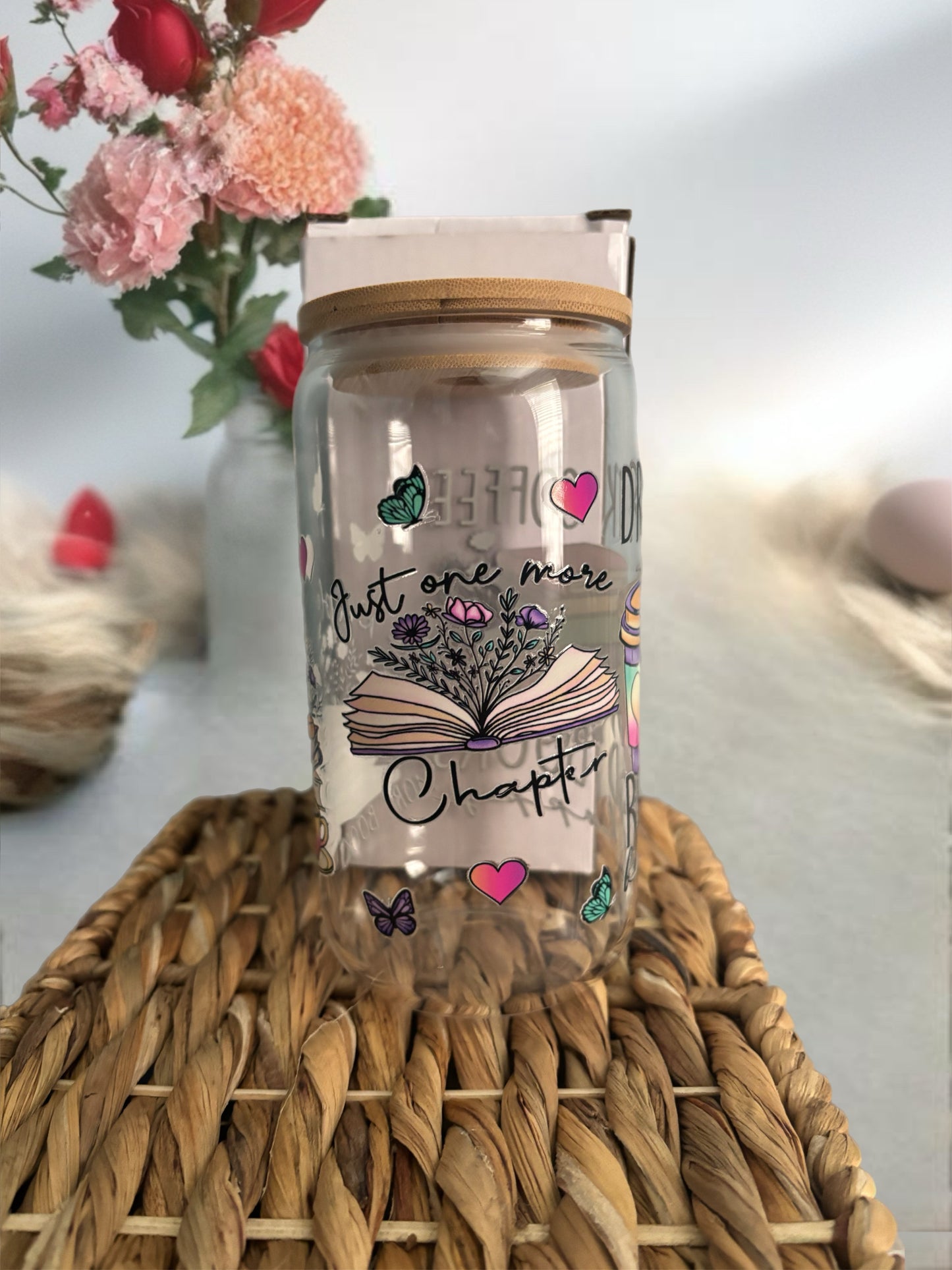 One More Chapter Glass Cup